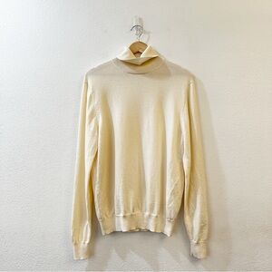 SUITSUPPLY Merino Wool Men's Turtleneck Long Sleeve Pullover Sweater Size XL